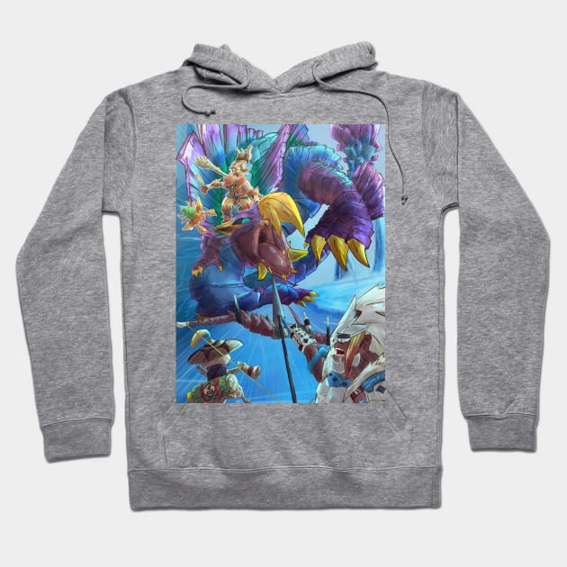 Against the Tidal Najarala Hoodie by MinosArt